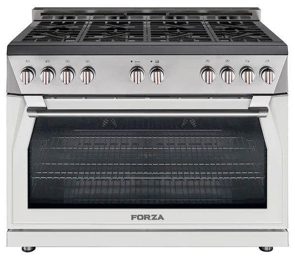 Forza 48" 7.8 cu. ft. Stainless Steel Pro-Style Gas Range - FR488GN