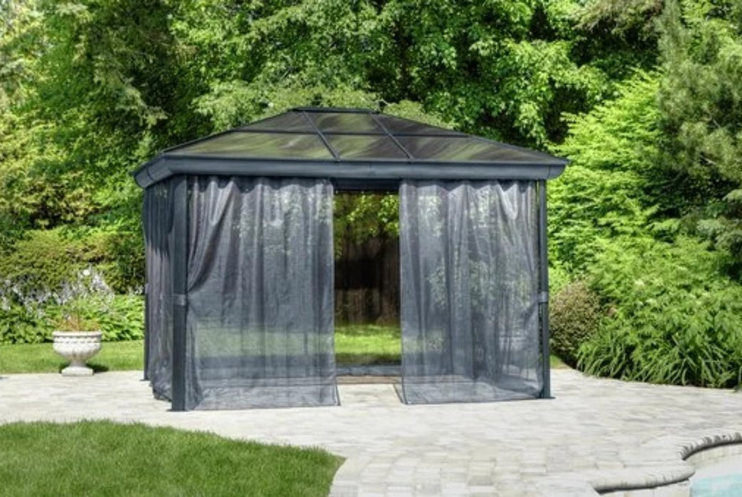 Gazebo Penguin Venus Gazebo 10 Ft. x 14 Ft. in Slate 43204-32