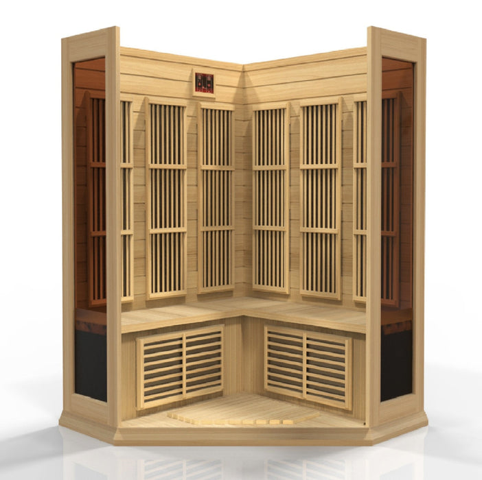 Golden Designs Maxxus Low EMF FAR Infrared Sauna Canadian Hemlock - MX-K356-01 - PrimeFair