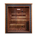 GOLDEN DESIGNS BERGEN 6 PERSON OUTDOOR-INDOOR TRADITIONAL STEAM SAUNA - CANADIAN RED CEDAR INTERIOR GDI-8206-01