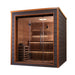 GOLDEN DESIGNS BERGEN 6 PERSON OUTDOOR-INDOOR TRADITIONAL STEAM SAUNA - CANADIAN RED CEDAR INTERIOR GDI-8206-01