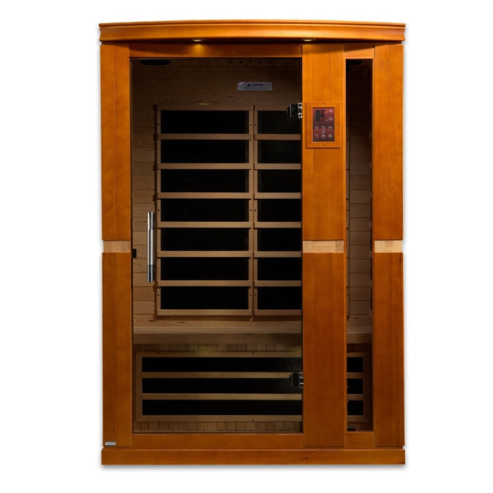 Golden Designs Dynamic 2-Person Low EMF Far Infrared Sauna Vittoria Edition - DYN-6220-01