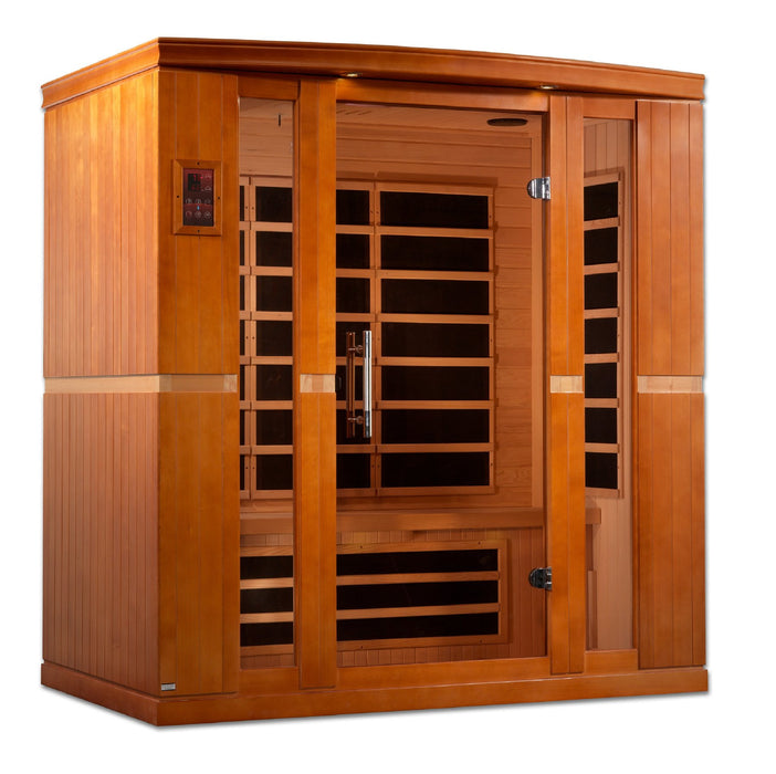 Golden Designs Dynamic 4-Person Low EMF Far Infrared Sauna Bergamo Edition - DYN-6440-01