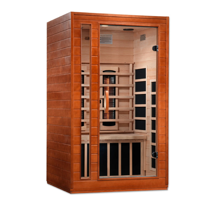 Golden Designs Dynamic Cardoba 2-Person Full Spectrum Near Zero EMF FAR Infrared Sauna - DYN-6203-02 FS