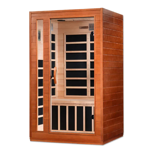 Golden Designs Dynamic Cordoba 2-person Low EMF FAR Infrared Sauna Canadian Hemlock - DYN-6203-01