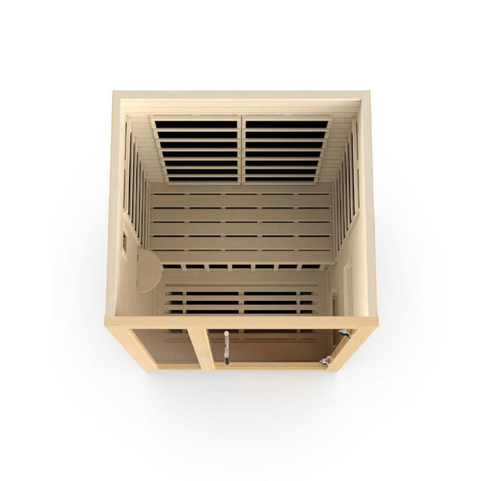 Golden Designs Llumeneres 2 Person Ultra Low EMF FAR Infrared Sauna - DYN-6215-02 - PrimeFair