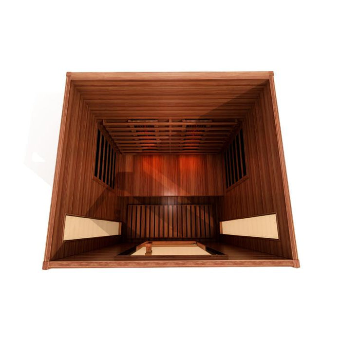 Golden Designs Maxxus 2 Person Full Spectrum Infrared Carbon Canadian Red Cedar Sauna MX-M206-01-FS CED