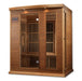 Golden Designs Maxxus "Avignon Edition" 3 Person Near Zero EMF FAR Infrared Sauna - Canadian Red Cedar - PrimeFair