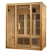 Golden Designs Maxxus "Bellevue" 3 person Low EMF FAR Infrared Sauna Canadian Hemlock - MX-J306-01 - PrimeFair