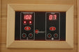 Golden Designs Maxxus "Chaumont Edition" 3 Person Corner Near Zero EMF FAR Infrared Sauna - Canadian Red Cedar - PrimeFair