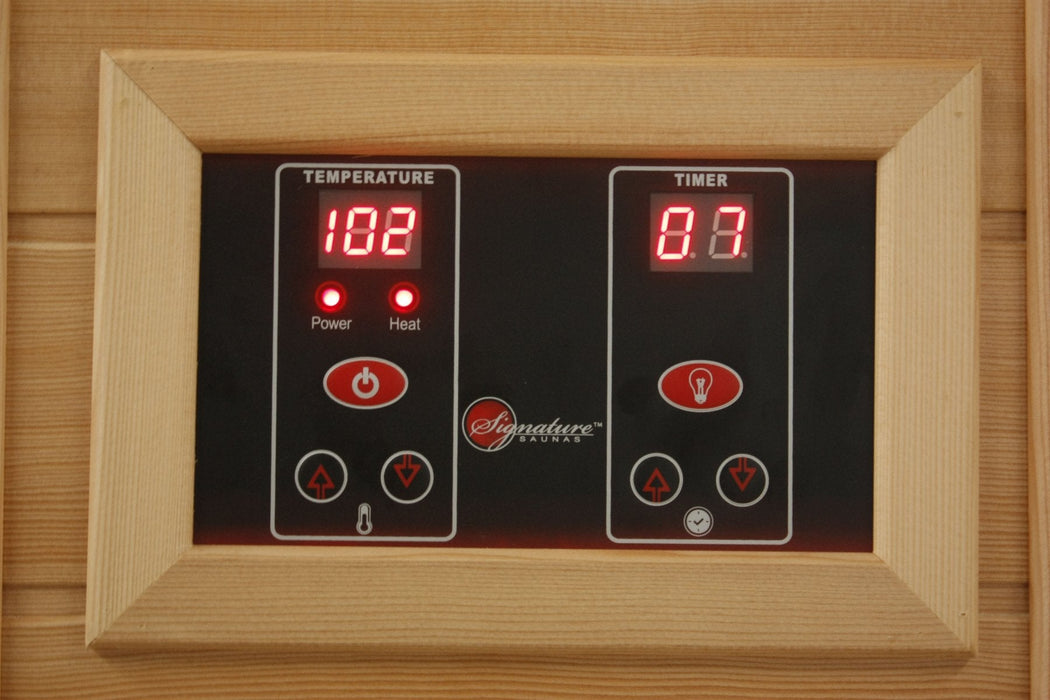 Golden Designs Maxxus "Cholet Edition" 2 Person Near Zero EMF FAR Infrared Sauna - Canadian Red Cedar - PrimeFair