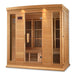 Golden Designs Maxxus 4 Person Low EMF FAR Infrared Sauna Canadian Hemlock - MX-K406-01 - PrimeFair