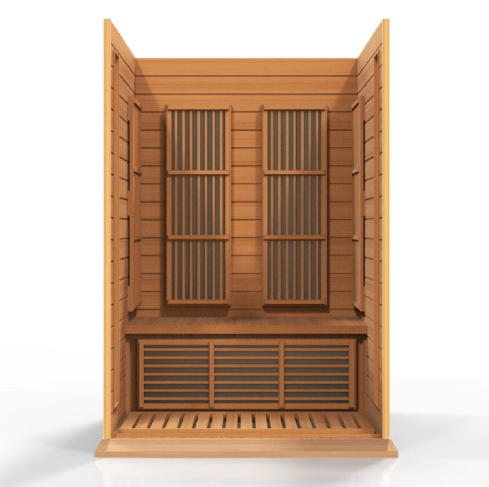 Golden Designs Maxxus Low EMF FAR Infrared Sauna Canadian Red Cedar - MX-K206-01 CED - PrimeFair