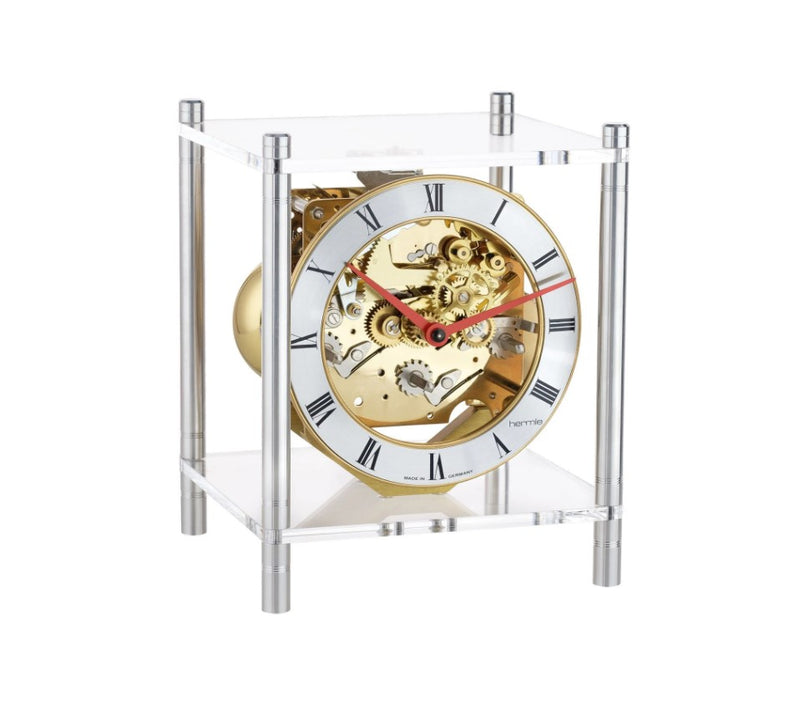 HermleClock Apollo 7.5" Modern Luxury Table Clock 23034X40340