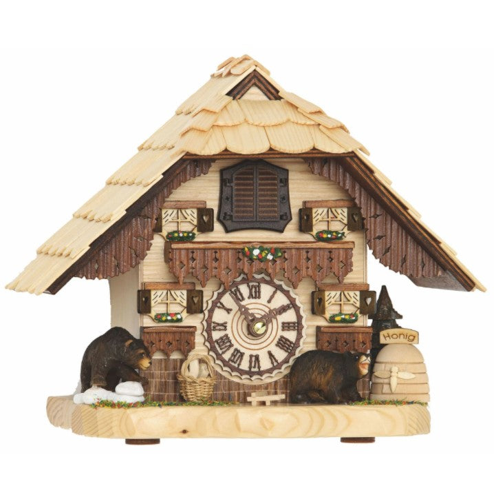 HermleClock Bendorf 9" Holiday Chalet Cuckoo Clock 66000