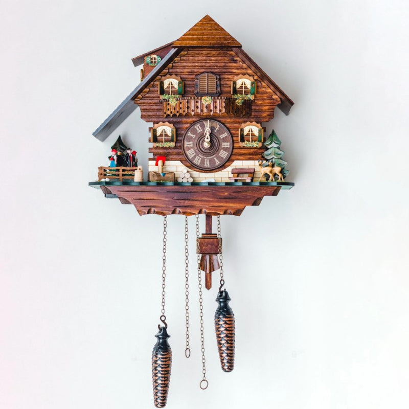 HermleClock Heidelberg 19" Traditional Chalet Cuckoo Clock 45000