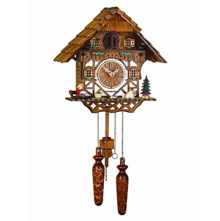 HermleClock Triberg 17" Chalet Cuckoo Clock 42000
