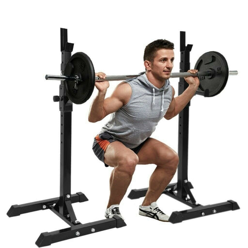 Home Gym Squat Rack Stand Portable Fitness