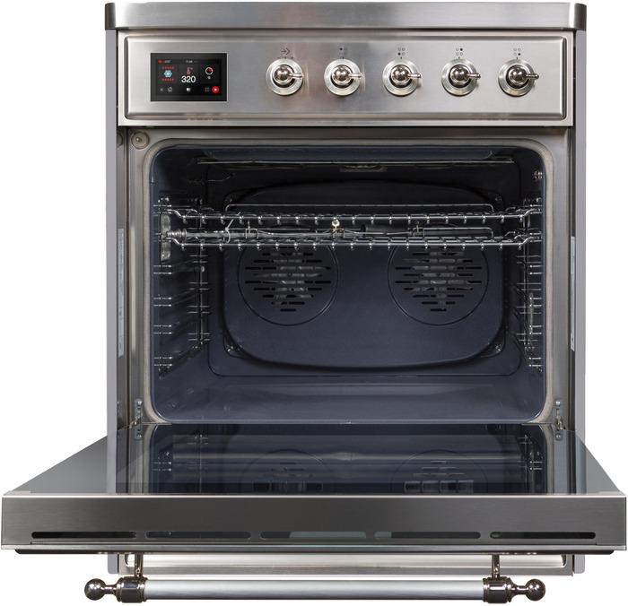 ILVE - Majestic II Series - 30 Inch Electric Freestanding Single Oven Range (UMI30NE3) - Stainless Steel