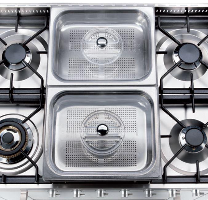 ILVE - Stainless Steel Steam Cooker Basins