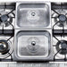 ILVE - Stainless Steel Steam Cooker Basins