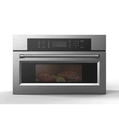 Kucht 30" 1.6 Cu. Ft. Built-in Microwave Wall Oven with Air Fryer and Convection Cooking 