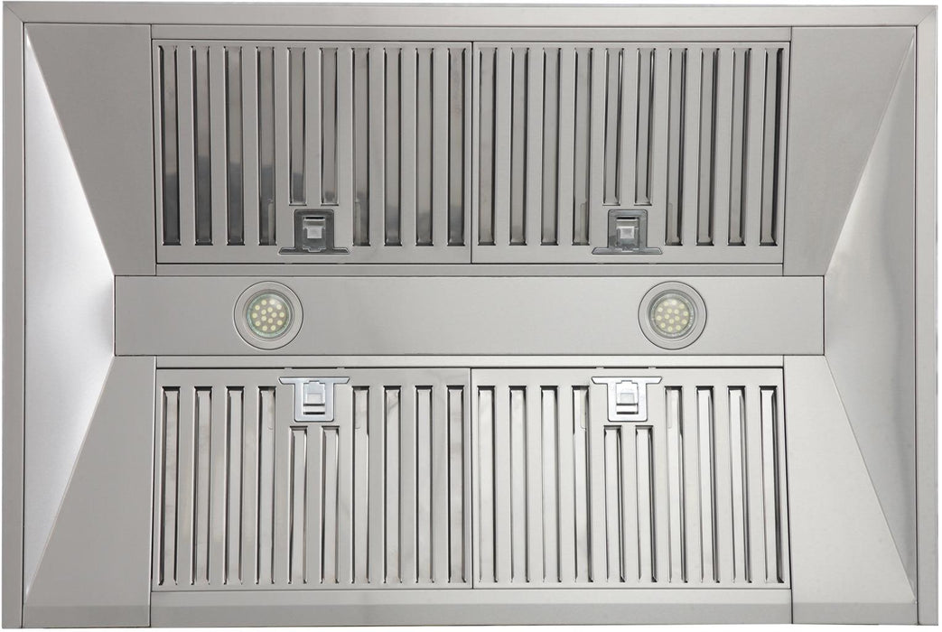 Kucht 36” Wall Mounted Range Hood with 900CFM Motor in Stainless Steel and Digital Display (KRH3610A)