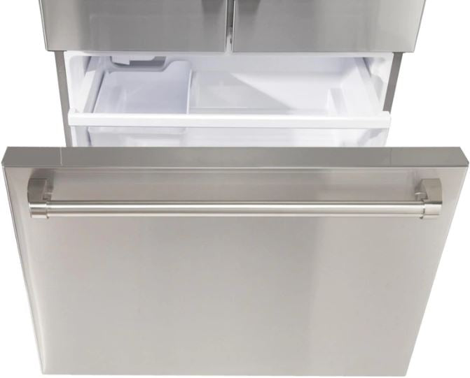 Kucht Appliance Package - 48 inch Natural Gas Range in Stainless Steel, Wall Range Hood, Refrigerator, Dishwasher, AP-KFX480-5