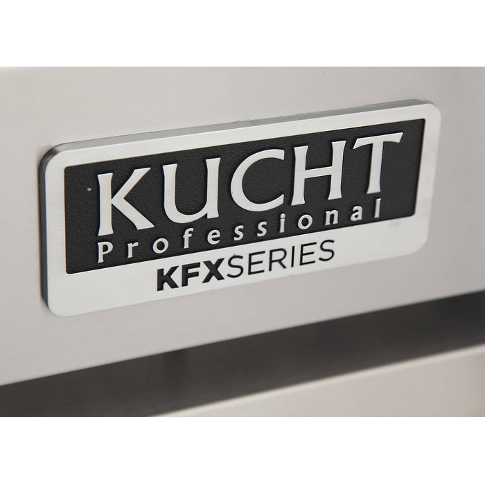 Kucht 5-Piece Appliance Package - 30-Inch Gas Range, Refrigerator, Under Cabinet Hood, Dishwasher, & Microwave Drawer in Stainless Steel