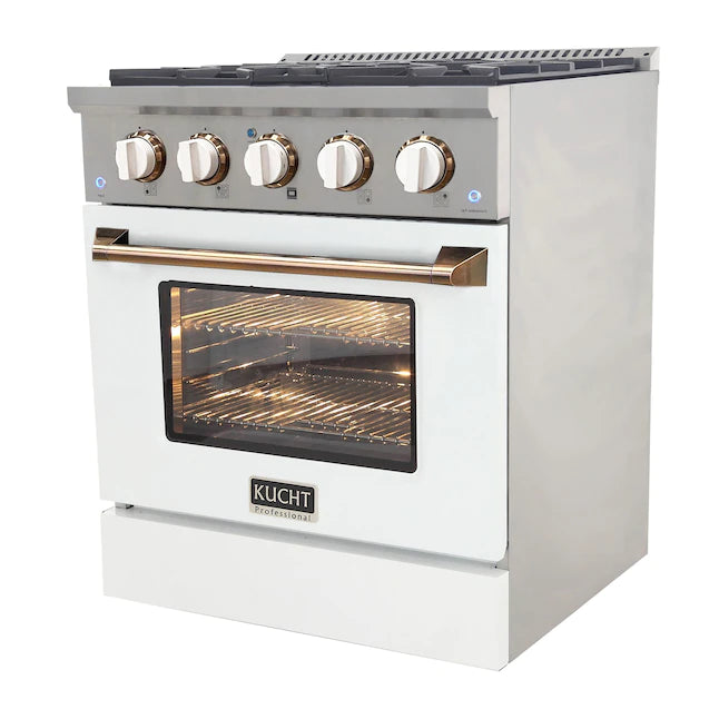 Kucht Professional 30-in 4 Burners 4.2-cu ft Convection Oven Freestanding Gas Range/Propane Gas