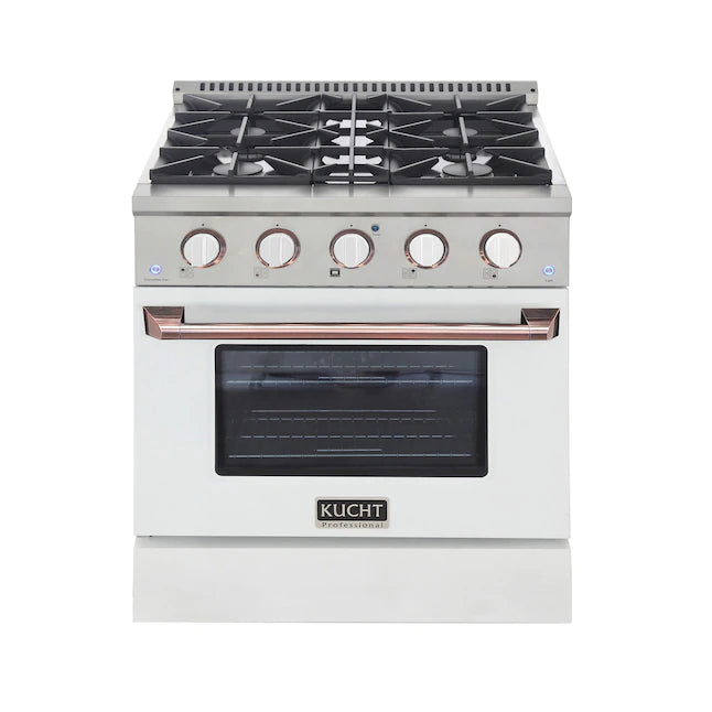 Kucht Professional 30-in 4 Burners 4.2-cu ft Convection Oven Freestanding Gas Range/Propane Gas