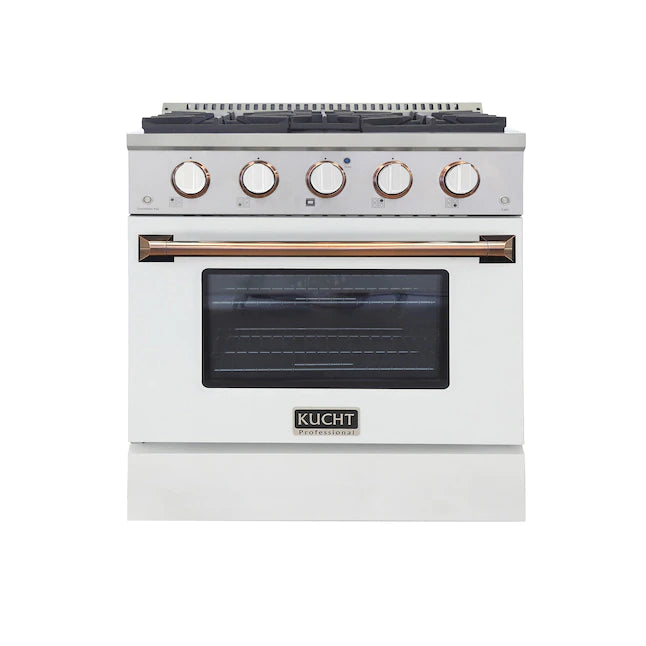 Kucht Professional 30-in 4 Burners 4.2-cu ft Convection Oven Freestanding Gas Range/Propane Gas