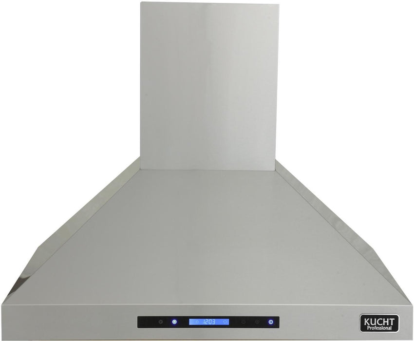 Kucht 30-Inch Wall Mounted Range Hood in Stainless Steel with Digital Display (KRH3010A)