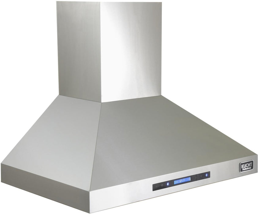 Kucht 30-Inch Wall Mounted Range Hood in Stainless Steel with Digital Display (KRH3010A)