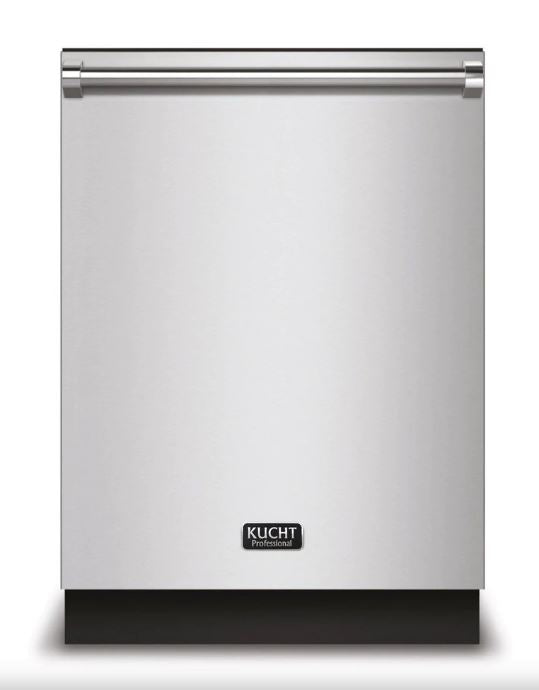 Kucht Professional 36 in. 5.2 cu ft. Natural Gas Range, Range Hood, Dishwasher & Microwave Drawer Package, AP-KNG361-S-4