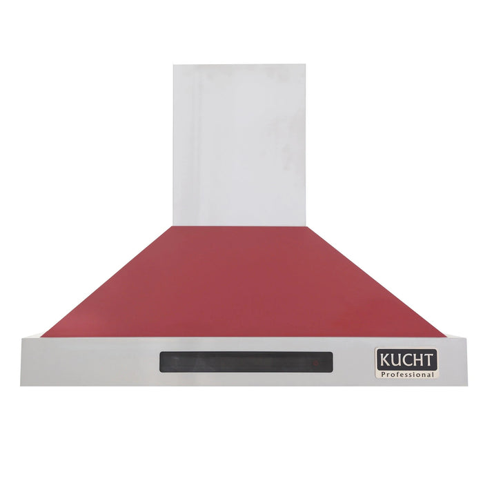 Kucht Professional 36 in. Wall Mounted Hood in Stainless Steel with Color Options KRH3615A