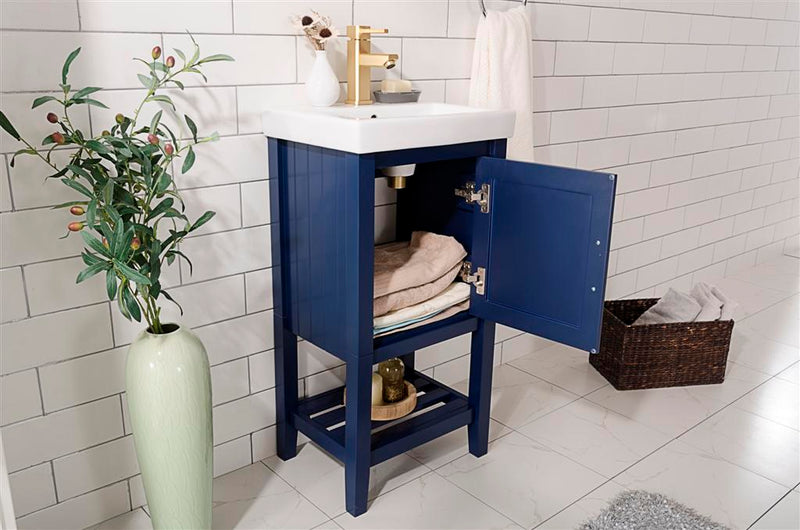 Legion Furniture 18" Blue Sink Vanity WLF9018-B