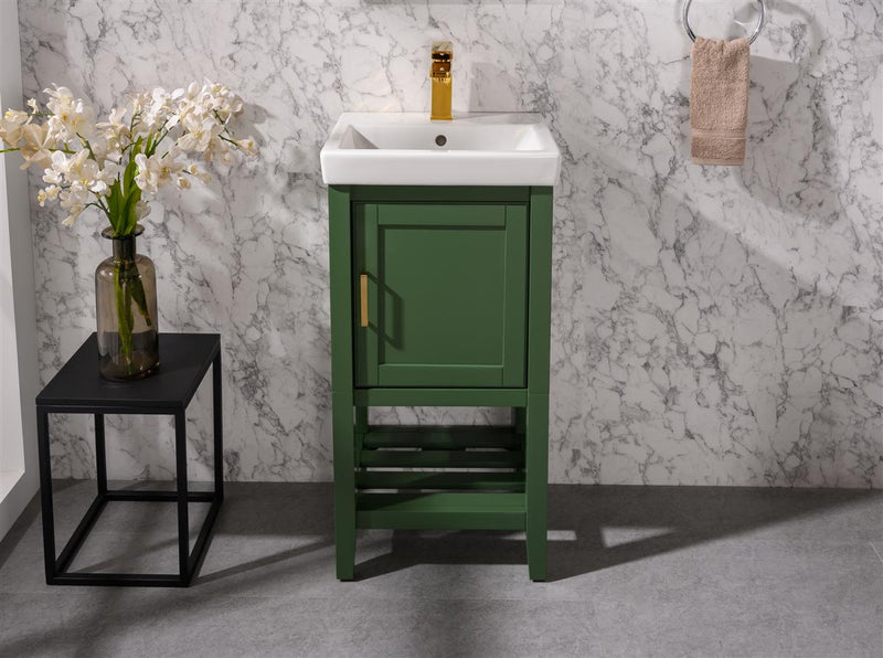 Legion Furniture 18" Vogue Green Sink Vanity