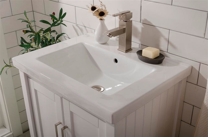 Legion Furniture 24" KD White Sink Vanity WLF9024-W