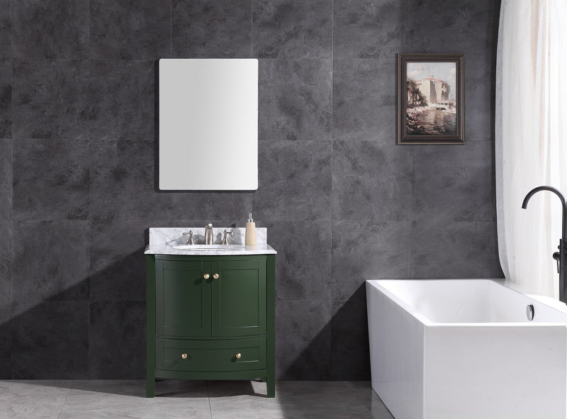 Legion Furniture 30" Vogue Green Bathroom Vanity