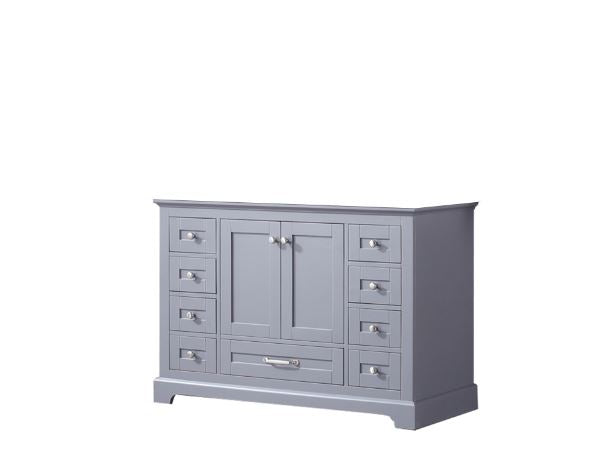 Lexora Dukes 48" Dark Grey Vanity Cabinet Only LD342248SB00000