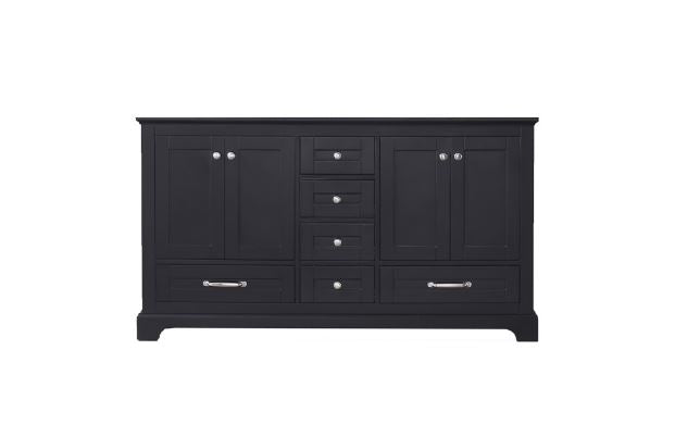 Lexora Dukes 60" Espresso Vanity Cabinet Only LD342260DG00000