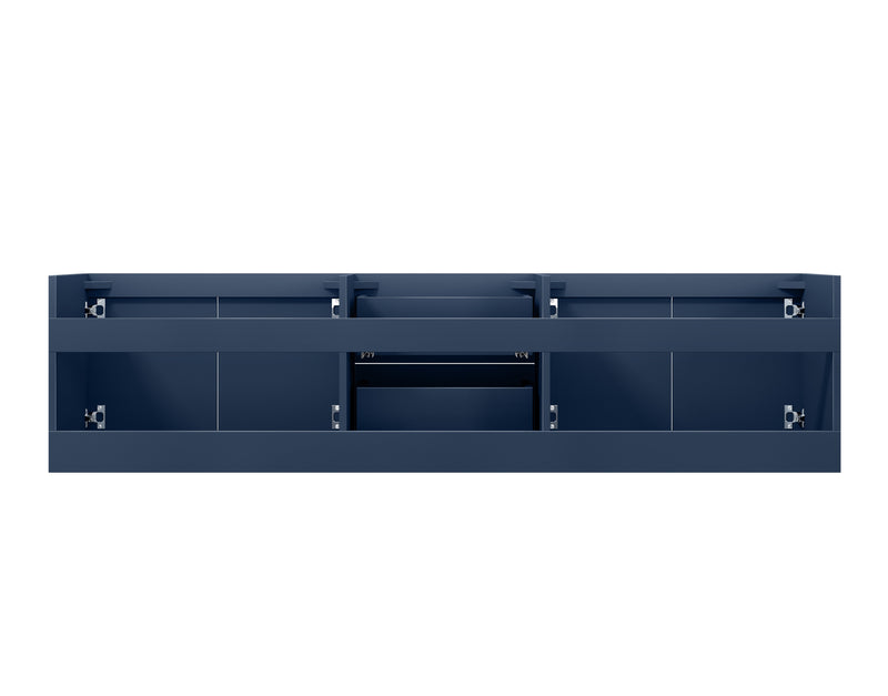 Lexora Geneva 72" Navy Blue Vanity Cabinet Only LG192272DE00000