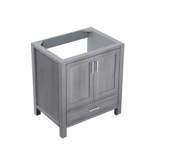 Lexora Jacques 30" Distressed Grey Vanity Cabinet Only LJ342230SD00000