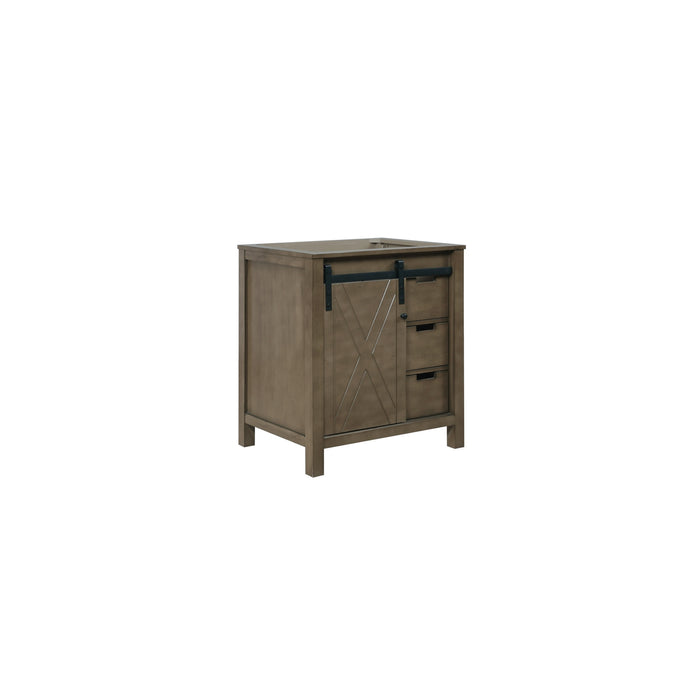 Lexora Marsyas 30" Rustic Brown Vanity Cabinet Only LM342230SK00000