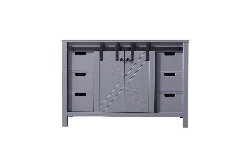 Lexora Marsyas 48" Dark Grey Vanity Cabinet Only LM342248SB00000