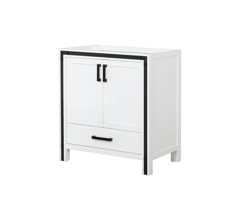 Lexora Ziva 30" White Vanity Cabinet Only LZV352230SA00000