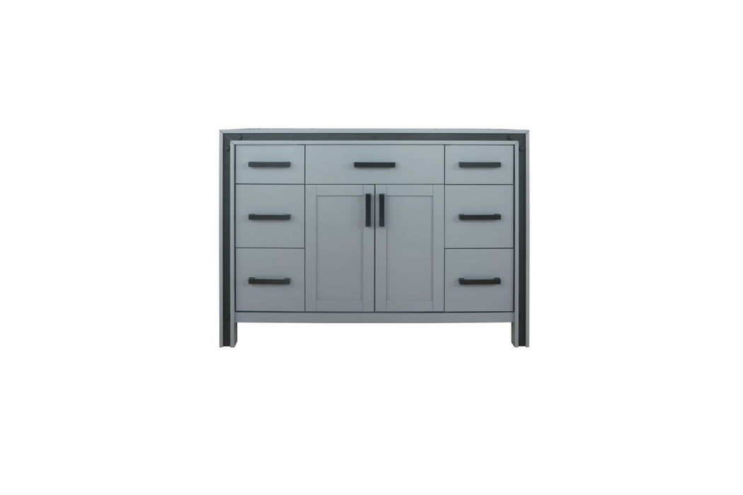 Lexora Ziva 48" Dark Grey Vanity Cabinet Only LZV352248SB00000