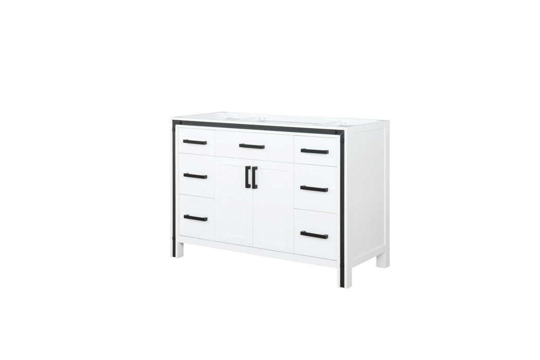 Lexora Ziva 48" White Vanity Cabinet Only LZV352248SA00000