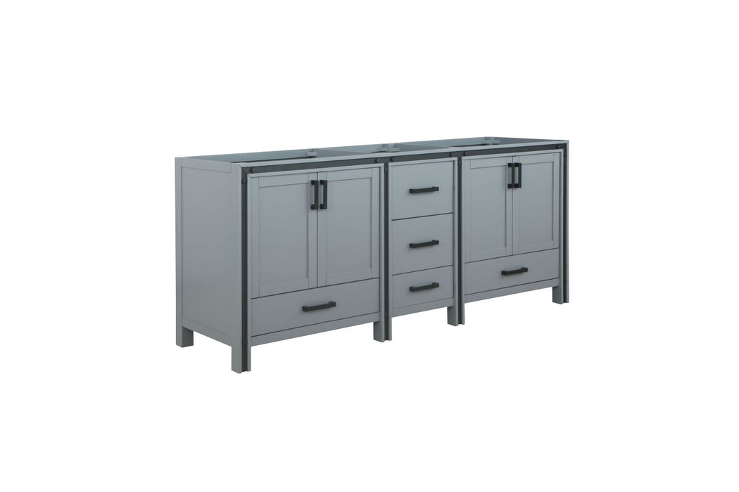 Lexora Ziva 80" Dark Grey Vanity Cabinet Only LZV352280SB00000